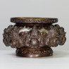 9 Famous Monks Chanted LP Nu-Inn 2557 Phra Rahu Joss Stick Burner, Height 10cm (M)