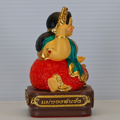 KB Ariyachat 招财女神金身，佛历2562，高度8.5cm Wat Sang Kaew Phothiyan