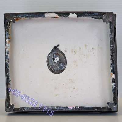 第一批 2552 制造 499 编号：63 LP Keow 佛像 高 20cm Wat Hui Ngor
