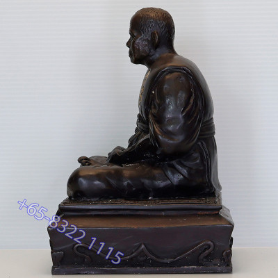 1st Batch 2552 Made 499 S/n:63 LP Keow Statue Height 20cm Wat Hui Ngor