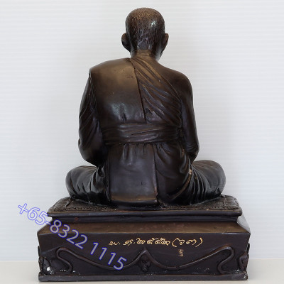 1st Batch 2552 Made 499 S/n:63 LP Keow Statue Height 20cm Wat Hui Ngor
