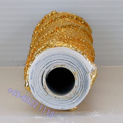 Made 999, LP Rak Hand Written Talisman Gold Pasted Takrut 21cm 2562