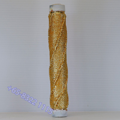 Made 999, LP Rak Hand Written Talisman Gold Pasted Takrut 21cm 2562
