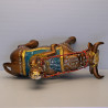 S/n:603 LP Yam 2551 KuManThong Ride Cow Statue Wat Sam Ngam