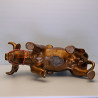 S/n:603 LP Yam 2551 KuManThong Ride Cow Statue Wat Sam Ngam