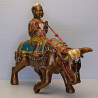 S/n:603 LP Yam 2551 KuManThong Ride Cow Statue Wat Sam Ngam