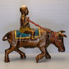 S/n:603 LP Yam 2551 KuManThong Ride Cow Statue Wat Sam Ngam