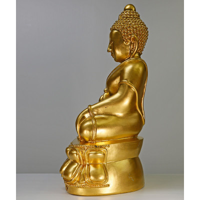 60周年大法会，佛历2540 Wat Suthat 贴金药师佛9寸腿金身43cm