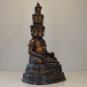 Made 599 S/n:216, LP ThongDam 9 Face Millionaire Buddha 2565 Wat Tham TaPian Thong, 5 inches Lap