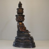Made 599 S/n:216, LP ThongDam 9 Face Millionaire Buddha 2565 Wat Tham TaPian Thong, 5 inches Lap
