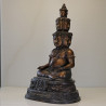 Made 599 S/n:216, LP ThongDam 9 Face Millionaire Buddha 2565 Wat Tham TaPian Thong, 5 inches Lap