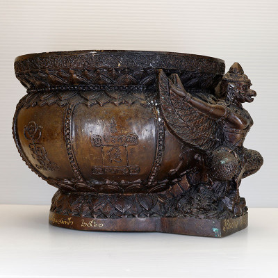 Wat Kaeo Chaem Fa 2560 Phayakrut 香炉口 ID：16cm