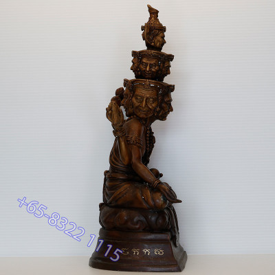 S/n:1 Made 199 LP ThongDam 9 Face Phra Lersi Statue 30cm 2562