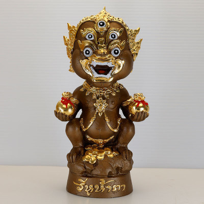 阿赞苏滨加持，佛历2566，四耳五眼金身16cm，做399尊