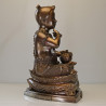 第一批龙婆宏加持，天童古曼 PuangPhet金身 25cm 佛历2553做500尊