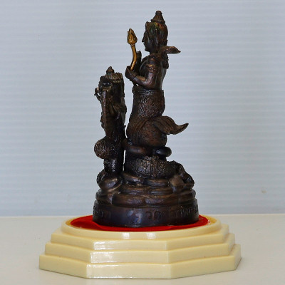 ChaoKun Udom 1st Batch Phra Rahu & Phaya Krut Statue 9.5cm. 2558