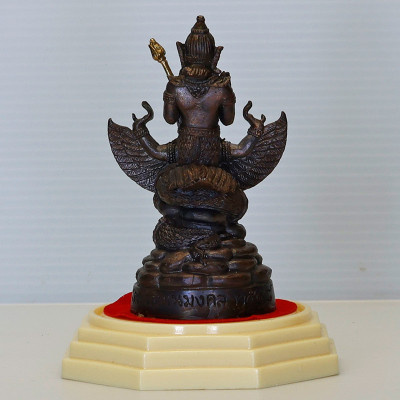 ChaoKun Udom 1st Batch Phra Rahu & Phaya Krut Statue 9.5cm. 2558