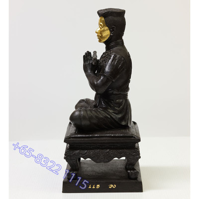 Ajahn Subin Gold Face Phra KhunPean Statue 25cm
