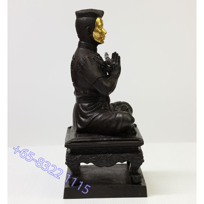 Ajahn Subin Gold Face Phra KhunPean Statue 25cm