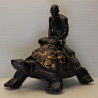 LP Liew 2556 Wealthy Tortoise 5 Inches Base Statue 18cm Wat RaiTangThong