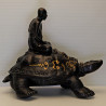 LP Liew 2556 Wealthy Tortoise 5 Inches Base Statue 18cm Wat RaiTangThong