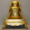 LP Koon 2556 Phra Pidta Gold Pasted Statue 22cm S/n:49 Made 100