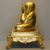 LP Koon 2556 Phra Pidta Gold Pasted Statue 22cm S/n:49 Made 100