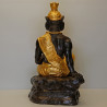 S/n:728 LP Nien 2555 Tiger Head Phra Lersi Gold Pasted Statue