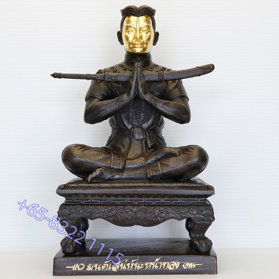 阿赞苏滨，佛历2567，金面坤平将军金身25cm