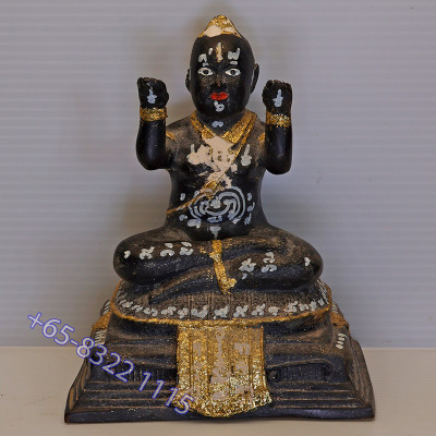 LP Yam 2552 KuManThong Statue 13.5cm, Handwritten Talisman,...