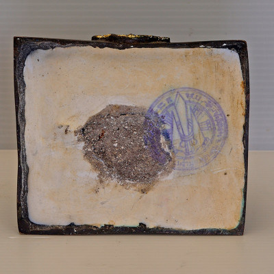 LP Yam 2552 KuManThong Statue 13.5cm, Handwritten Talisman, Wat Sam Ngam