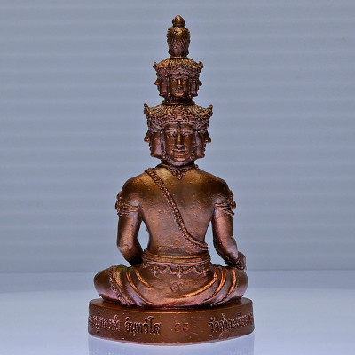 S/n:83 Made 999 LP ThongDam 9 Face Millionaire Buddha 6.1cm, 2560