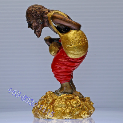 Ajahn Plian 2557 HoonPaYong Statue 9.5cm Wat Khao Aor