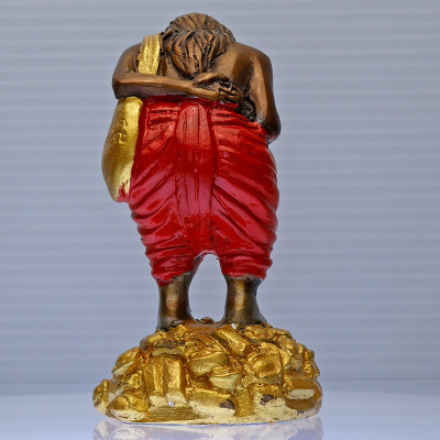 阿赞Plian 佛历2557魂魄勇金身9.5cm，红色裤 Wat Khao Aor
