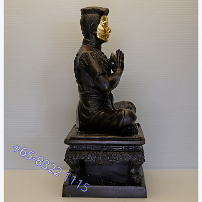 做199尊，编号：81阿赞苏滨，佛历2567，金面坤平将军金身25cm