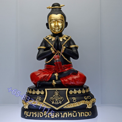 做299尊，阿赞苏滨加持，佛历2562，哪哃金脸古曼童金身26cm