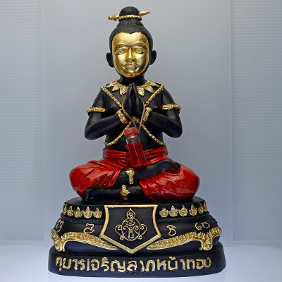 做299尊，阿赞苏滨加持，佛历2562，哪哃金脸古曼童金身26cm