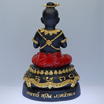 做399尊，阿赞苏滨加持，佛历2562，哪哃金脸古曼童金身17cm
