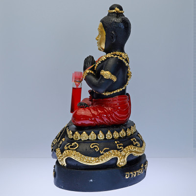 做399尊，阿赞苏滨加持，佛历2562，哪哃金脸古曼童金身17cm