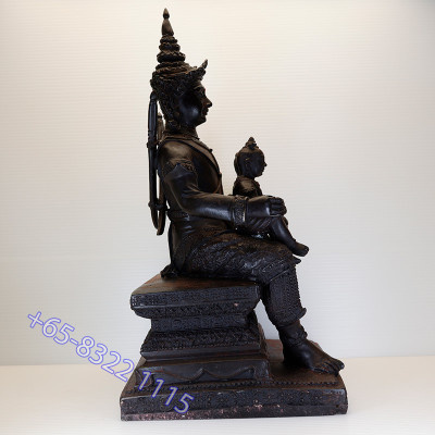 S/n:228 LP Key 2556 Phra KhunPean, KuManThong, KuManNee, Statue 28cm