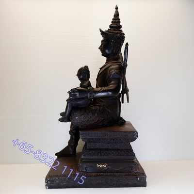S/n:228 LP Key 2556 Phra KhunPean, KuManThong, KuManNee, Statue 28cm