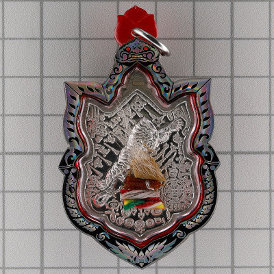 做299尊，LP CherNai，Phra Lersi Sermingphai 无头虎，银4.4cm，佛历2565大法会