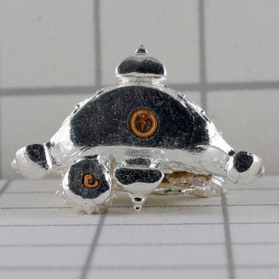 LP Noppawan Wat Senanimit 佛历2568，四面佛镀银 2.8cm