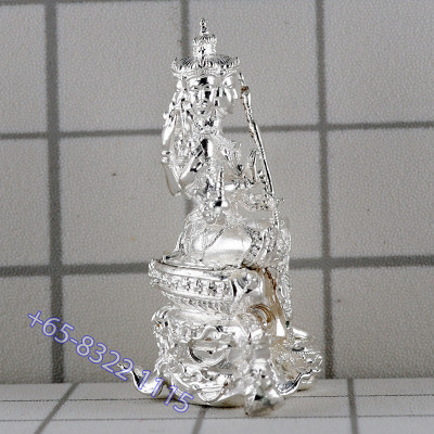 LP Noppawan Wat Senanimit 2568 Phra Prom Silver Plated 2.8cm