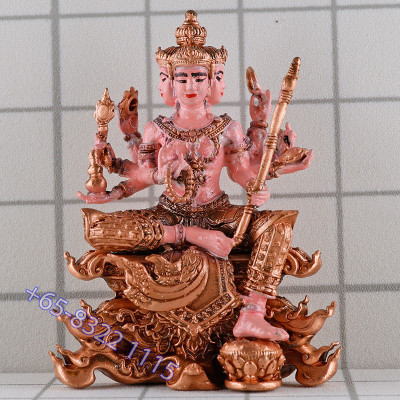LP Noppawan Wat Senanimit 2568 Phra Prom, Brass 3.9cm