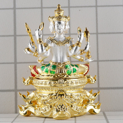 LP Noppawan Wat Senanimit 2568 Phra Prom, Gold Plated 3.9cm