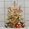 LP Noppawan Wat Senanimit 佛历2568，四面佛 镀金3.9cm