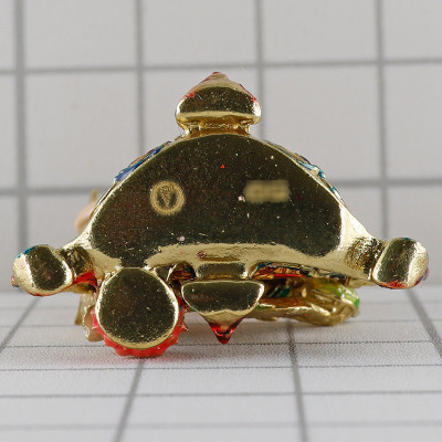 LP Noppawan Wat Senanimit 佛历2568，四面佛 镀金3.9cm