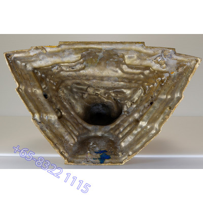 S/n:580 Phra Buddha ChinNaRat 5 Inches Lap Statue, Wat Yai 2568 Gold Leaf Pasted