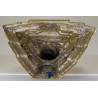 S/n:580 Phra Buddha ChinNaRat 5 Inches Lap Statue, Wat Yai 2568 Gold Leaf Pasted